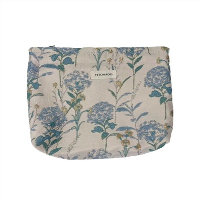 Brand handheld capacious cosmetic bag, travel bag, storage system, small clutch bag, liner, high-end