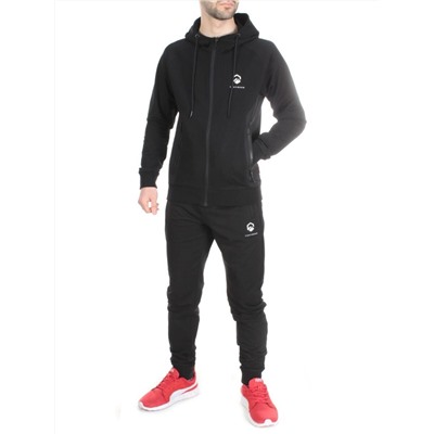 TA5087 BLACK Спортивный костюм мужской TEUYOEOR (75% хлопок 20% полиэстер 5% спандекс)