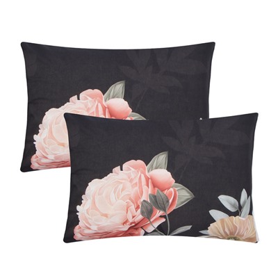 Комплект наволочек «Этель» Flowers, 50×70 см, 2 шт., поплин, хлопок 100%