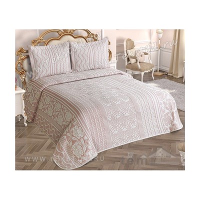 Жаккардовое Покрывало 240x260 см с 2-мя Наволочками 60x80 см Delux Seri - My Bed