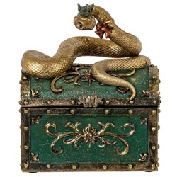 Шкатулка "Змея", L14 W9 H17 см