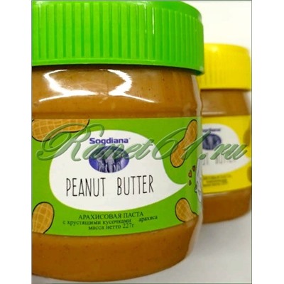 Паста арахисовая согдиана в ассортименте ( 227 гр)