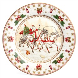 ТАРЕЛКА ЗАКУСОЧНАЯ LEFARD "ТРОЙКА" 20,5 СМ (КОР=18ШТ.)