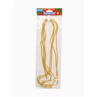 Бусы на ёлку «Шарики», длина 2.7 м, d=4 мм, МИКС