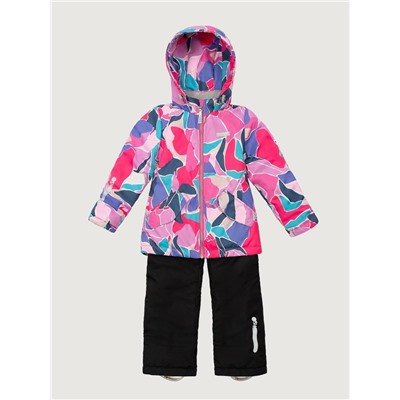 Комплект утеплённый для девочки NIKASTYLE 7м1425 Ягода черный