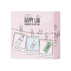Happy Lab Набор средств для ухода за кожей лица Clean Face: Мицеллярная вода, мусс для умывания, очищающая маска, 300 мл, 150 мл, 20 мл