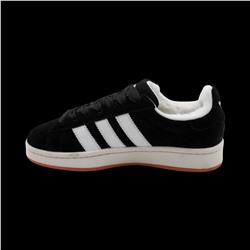 Кроссовки из натуральной кожи на меху АМ0815-8 черные