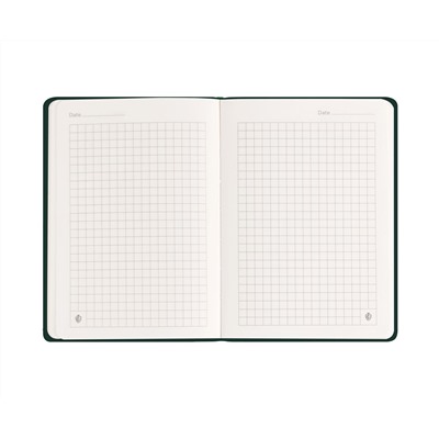 Записная книжка А6 80л. ЛАЙТ, кожзам, Greenwich Line "Classic. Olive", с резинкой, фактурное тиснение, блок в клетку