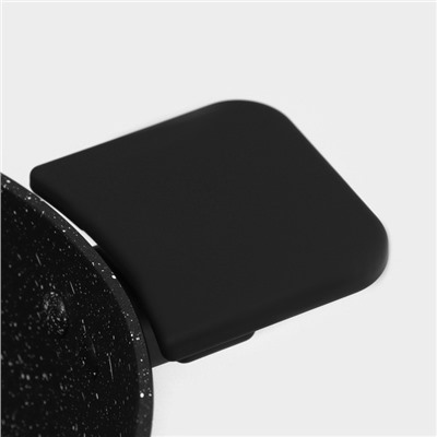 Кастрюля Доляна «Первый дом», 2.5 л, d=20 см, с крышкой, антипригарное покрытие, индукция, алюминий, чёрная