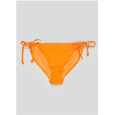 Shirred Bikini Bottoms
