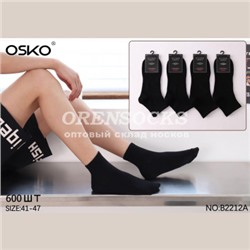 НОСКИ МУЖСКИЕ ХЛОПОК ЧЕРНОГО ЦВЕТА OSKO B2212