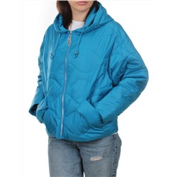 23-061 BLUE Куртка оверсайз демисезонная женская (синтепон 100 гр.)