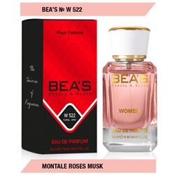 Beas W522 Montale Roses Musk Women edp 50 ml, Парфюм женский Beas W522 создан по мотивам аромата Montale Roses Musk