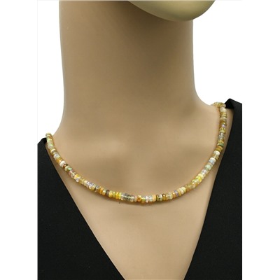 Бусы из Опала огранка рондель 3-5мм, 47см, 9,4г