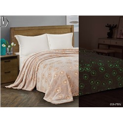 Декоративная подушка из  велсофта Одуванчики neon