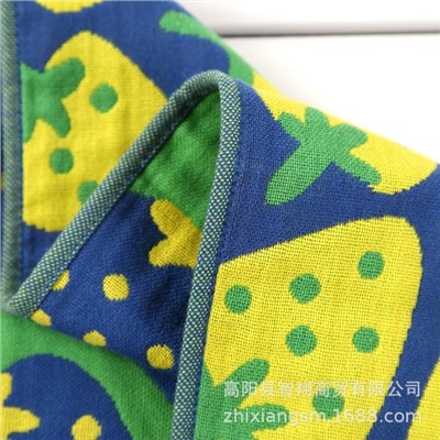 Towel, gauze strawberry for party, soft baby hygiene product for face washing, water absorbent, wholesale