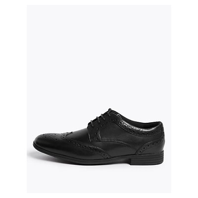 Kids' Leather Freshfeet™ Brogues (13 Small - 9 Large)