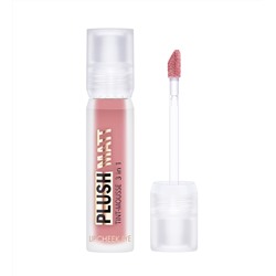 LuxVisage Тинт-мусс 3в1 для губ, щек и век PLUSH MATT тон 301 Rosy Rose 3.6г