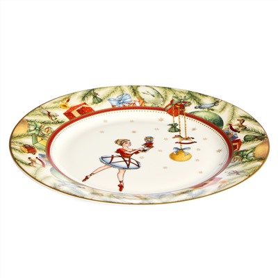 ТАРЕЛКА ЗАКУСОЧНАЯ LEFARD "ЩЕЛКУНЧИК" 20,5 СМ (КОР=18ШТ.)