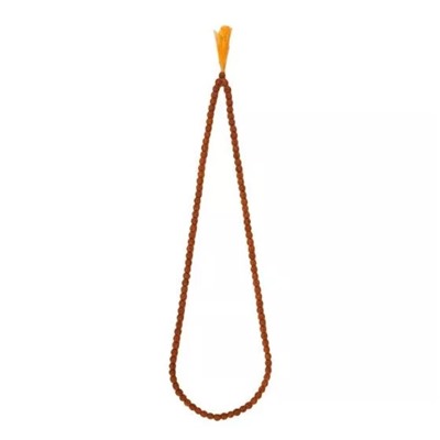 Четки из Рудракши (5 мукхи), Panchamukhi (five-faced) Rudraksha Mala (7,5 mm), произв. Isha Life