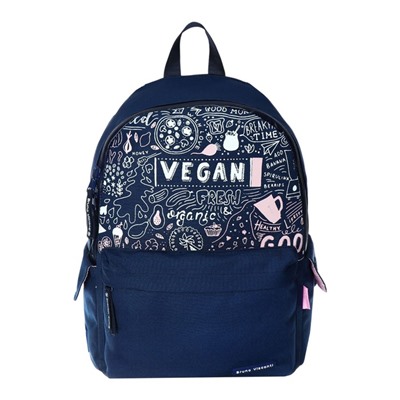 Рюкзак молодёжный Bruno Visconti «VEGAN», 40×30×17 см, пенал в подарок