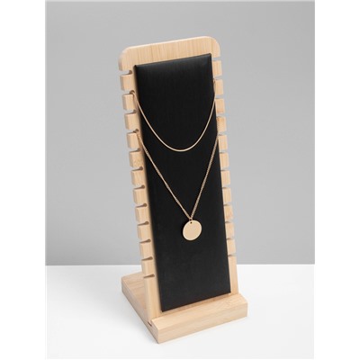 Подставка под цепочки QF, на 12 мест, 10×10×27, чёрная