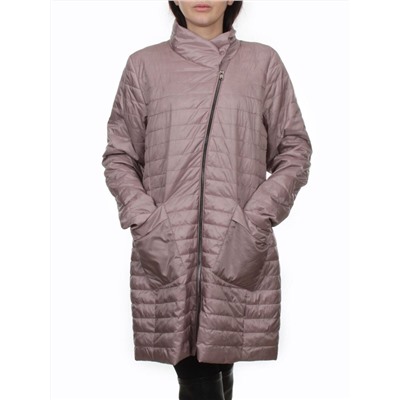 K-532 GRAY PINK Куртка демисезонная стеганая женская (70 гр. холлофайбер)