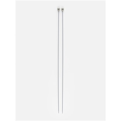 Спицы для вязания, прямые, с тефлоновым покрытием, d=2 мм, 35 см, 2 шт.