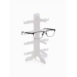 Подставка под очки 4 места, 15.5×14×25.5 см, белая