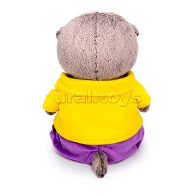 Кот Басик BABY в курточке с сердечками