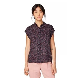 Tt Shirts/Blouses Размер 44 нем, Цвет marine blätt, Производитель TOM TAILOR