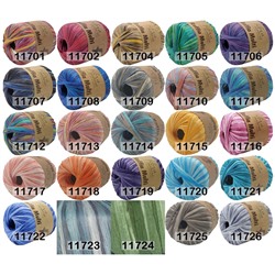 Пряжа Fibra Natura Raffia Multi