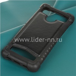 Задняя панель универсальная КОЖА 4.5''-5.0'' черная