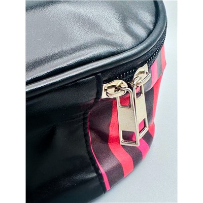 Sunflower Косметичка-чемоданчик 2112 ZP, черно-розовый