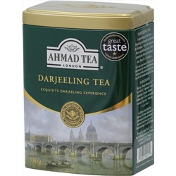 AHMAD TEA. English Caddy. Darjeeling tea 100 гр. жест.банка