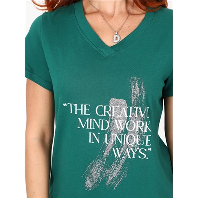 Футболка Сопряжение зелёный ИвК