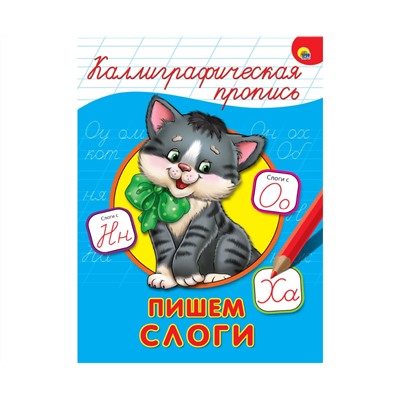 КАЛЛИГРАФИЧЕСКАЯ ПРОПИСЬ А4. ПИШЕМ СЛОГИ