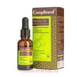 Compliment Marula Oil & Biotin Ревитализирующее Масло-концентрат для кончиков волос 25 мл