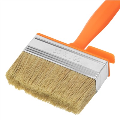 Кисть-ракля, 30х100 мм, натуральная щетина, пластмассовый корпус, пластмассовая ручка Sparta