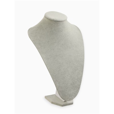 Бюст для украшений QF, 23×17×35 см, h=35 см, серый