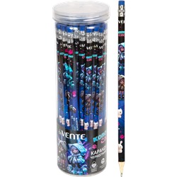 Карандаш ч/г HB "deVENTE Korokoro" 2мм трёхгранный с ластиком 503250050/50/Китай