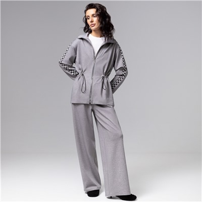 Брюки с карманами спереди, Красота в движении (серые)