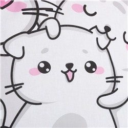 Постельное бельё Этель 1,5 сп "Sweet cats", 143х215 см, 150х214 см, 50х70 см -1 шт, 100% хлопок, бязь
