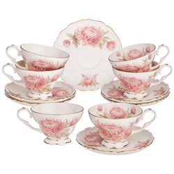 ЧАЙНЫЙ НАБОР LEFARD "АСТРА"  НА 6 ПЕРСОН 12 ПР. 300 МЛ (КОР=2НАБ.)