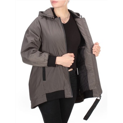 9703 DARK GRAY Куртка демисезонная женская RIKA (100 гр. синтепон)
