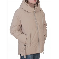 2387 BEIGE Куртка зимняя женская (150 гр. холлофайбер)