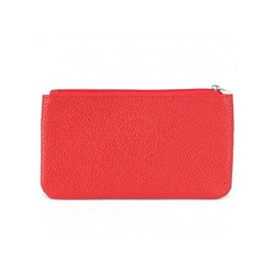 Портмоне женское Croco-ПР-805 натуральная кожа 3 отд,  4 карм,  алый флотер (128)  228574