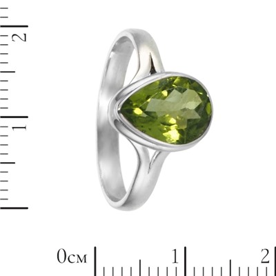 Кольцо 'Мара' с хризолитом ИАКС37107Х09ХЛN1