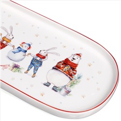 БЛЮДО ОВАЛЬНОЕ LEFARD "WINTER STORY" 34*14,5 СМ (КОР=12ШТ.)