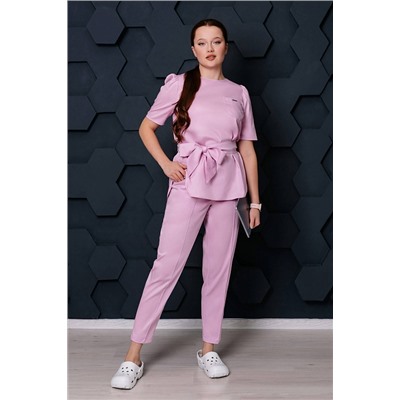 Блуза медицинская женская 3-80-04-1 / ADVA Бледно-розовая (42F,0F)